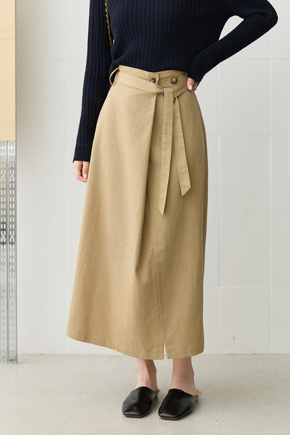 Maxi Skirt+Belt for Women