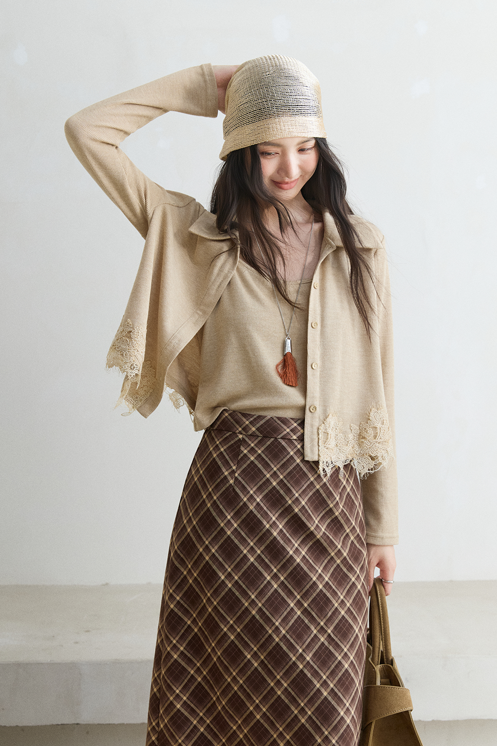 Knit Shirt+Camisole for Women