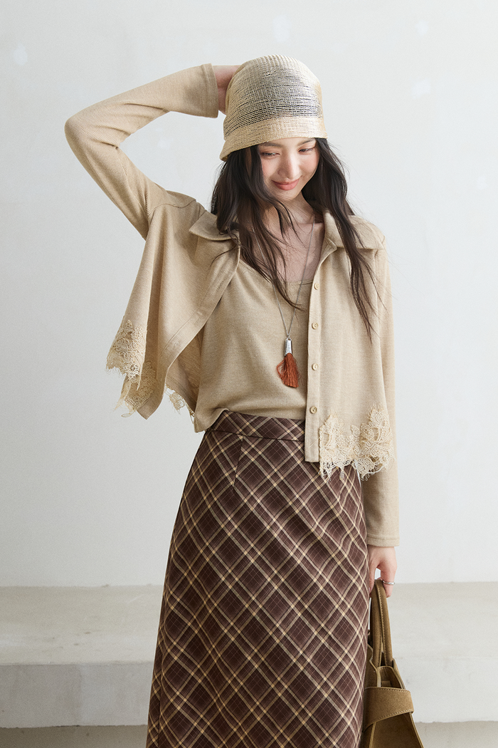 Knit Shirt+Camisole for Women