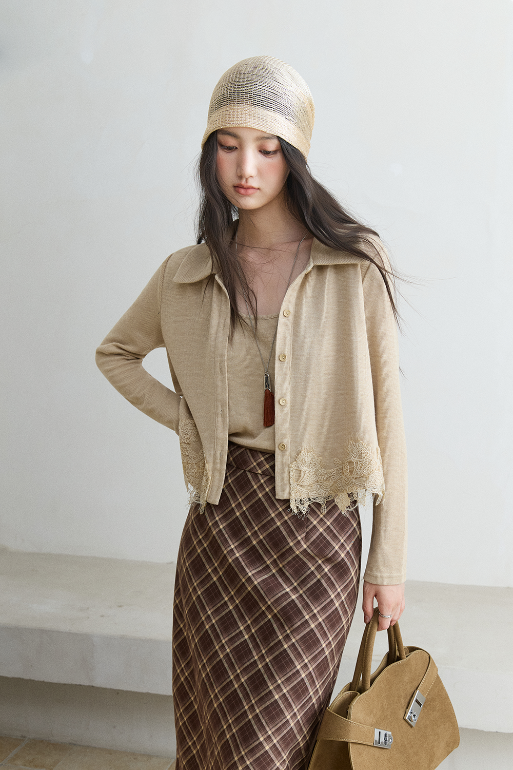 Knit Shirt+Camisole for Women