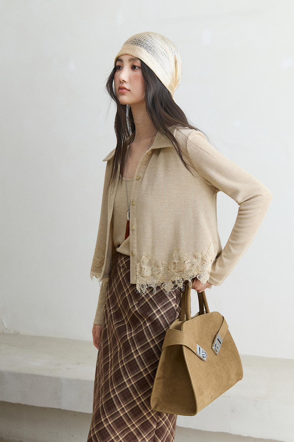 Knit Shirt+Camisole for Women