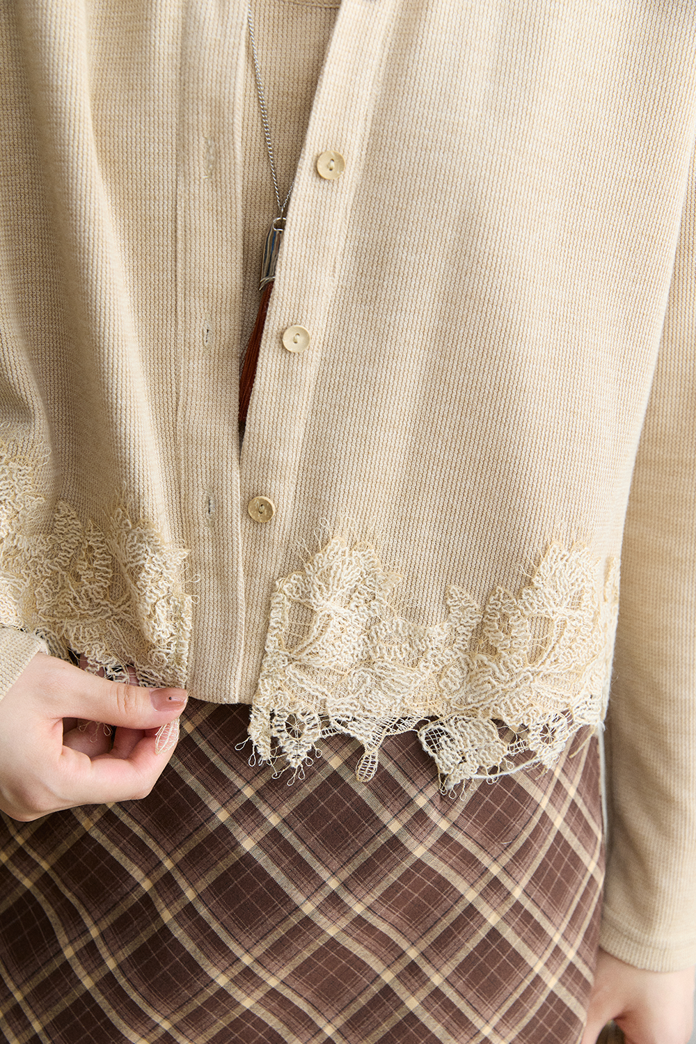 Knit Shirt+Camisole for Women