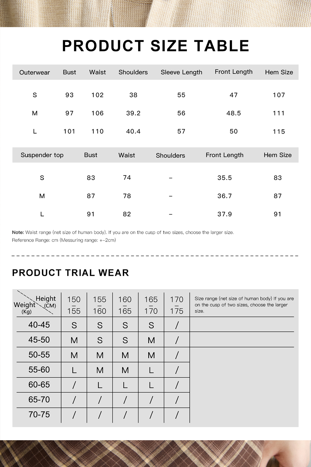 Knit Shirt+Camisole for Women