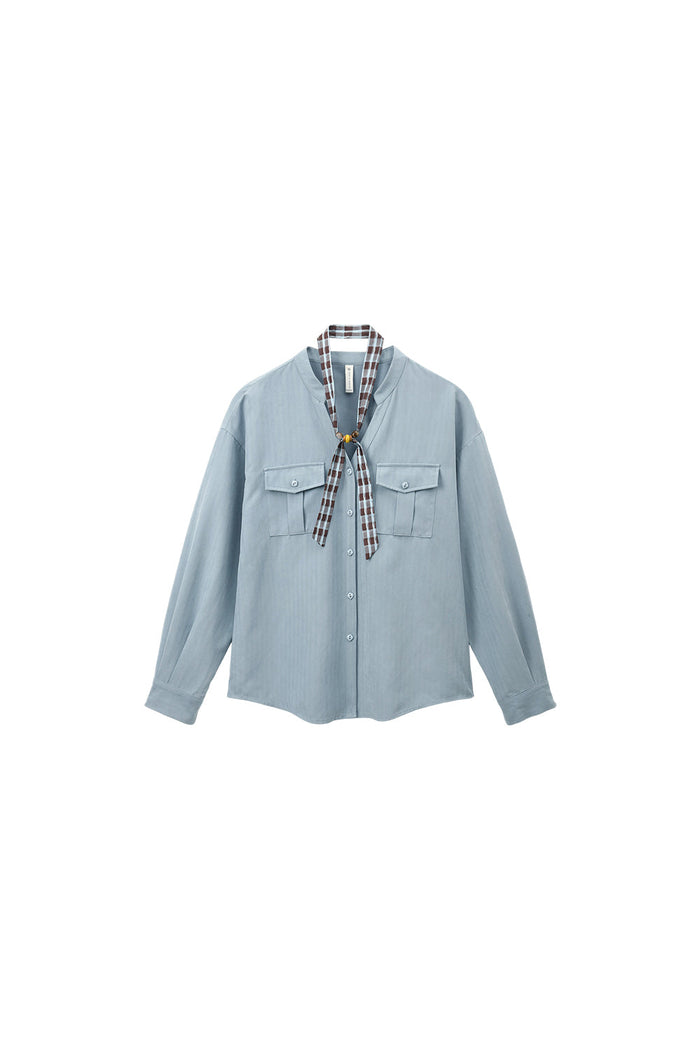 Shirts+Silk Scarf for Women