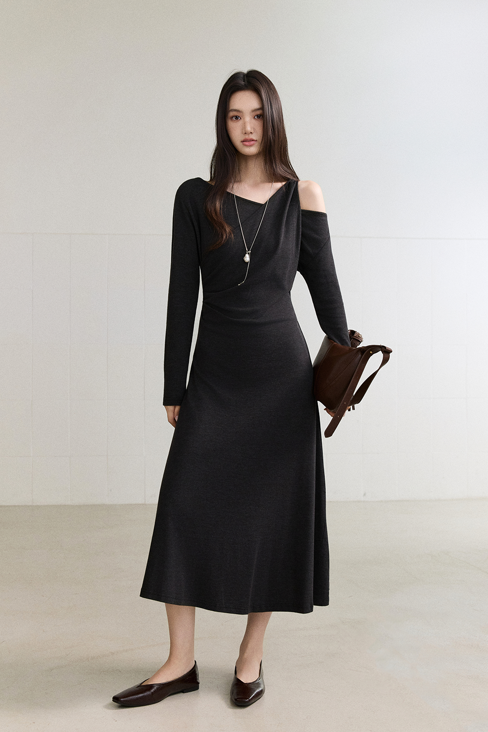 Maxi Dress+Necklace for Women