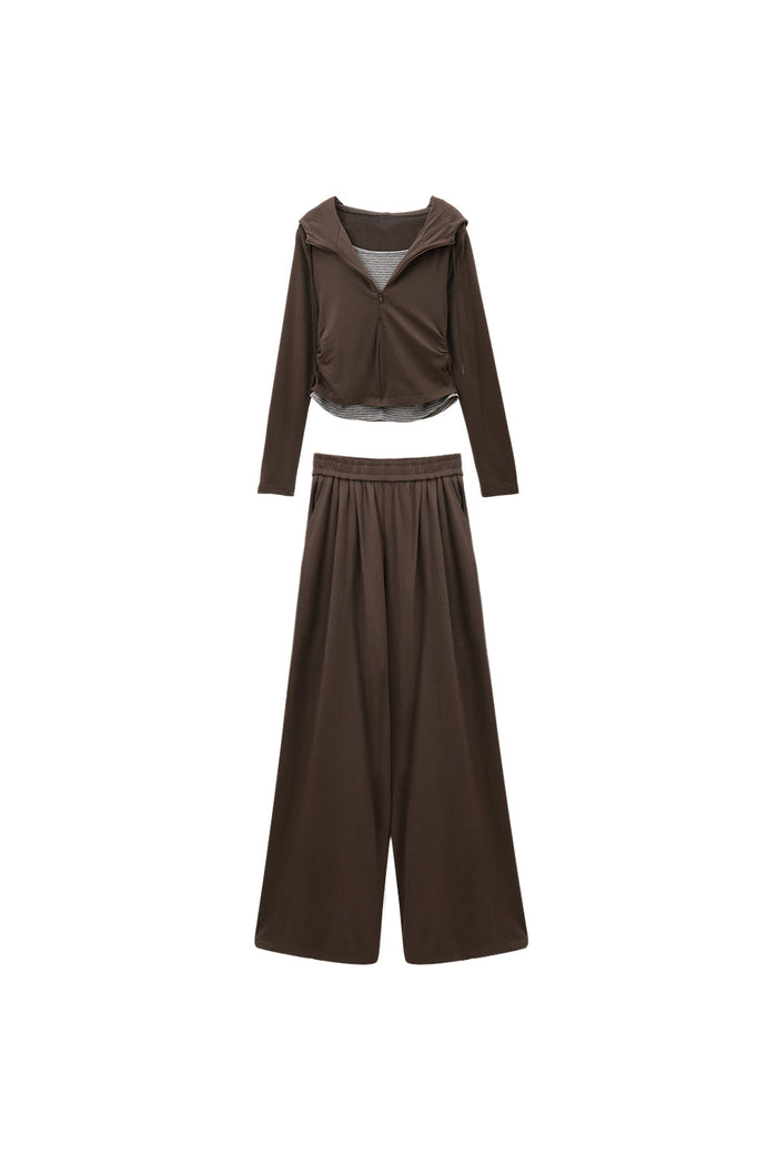 Knit Shirt and Pant Set