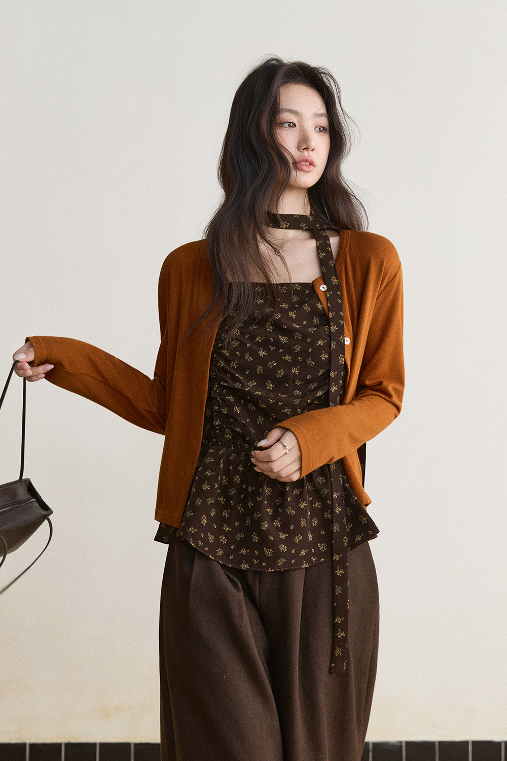 Knit Shirt+Camisole for Women