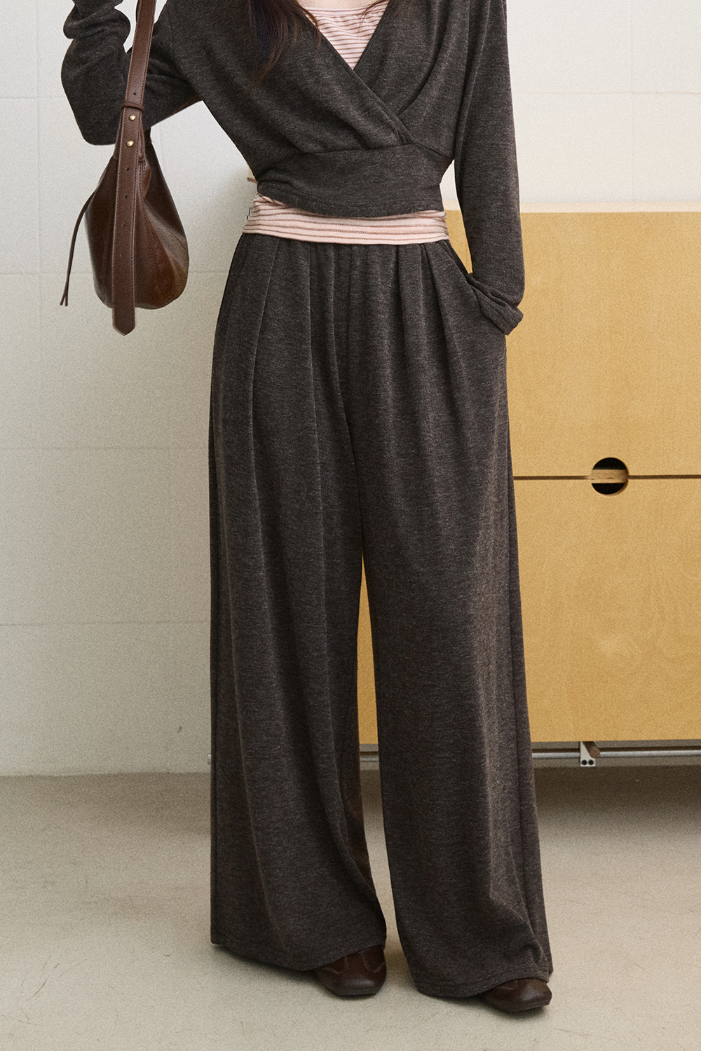 Knit Shirt and Pant Set