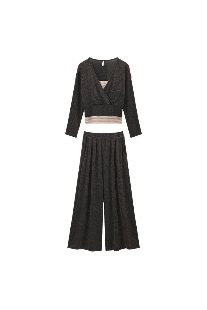 Knit Shirt and Pant Set