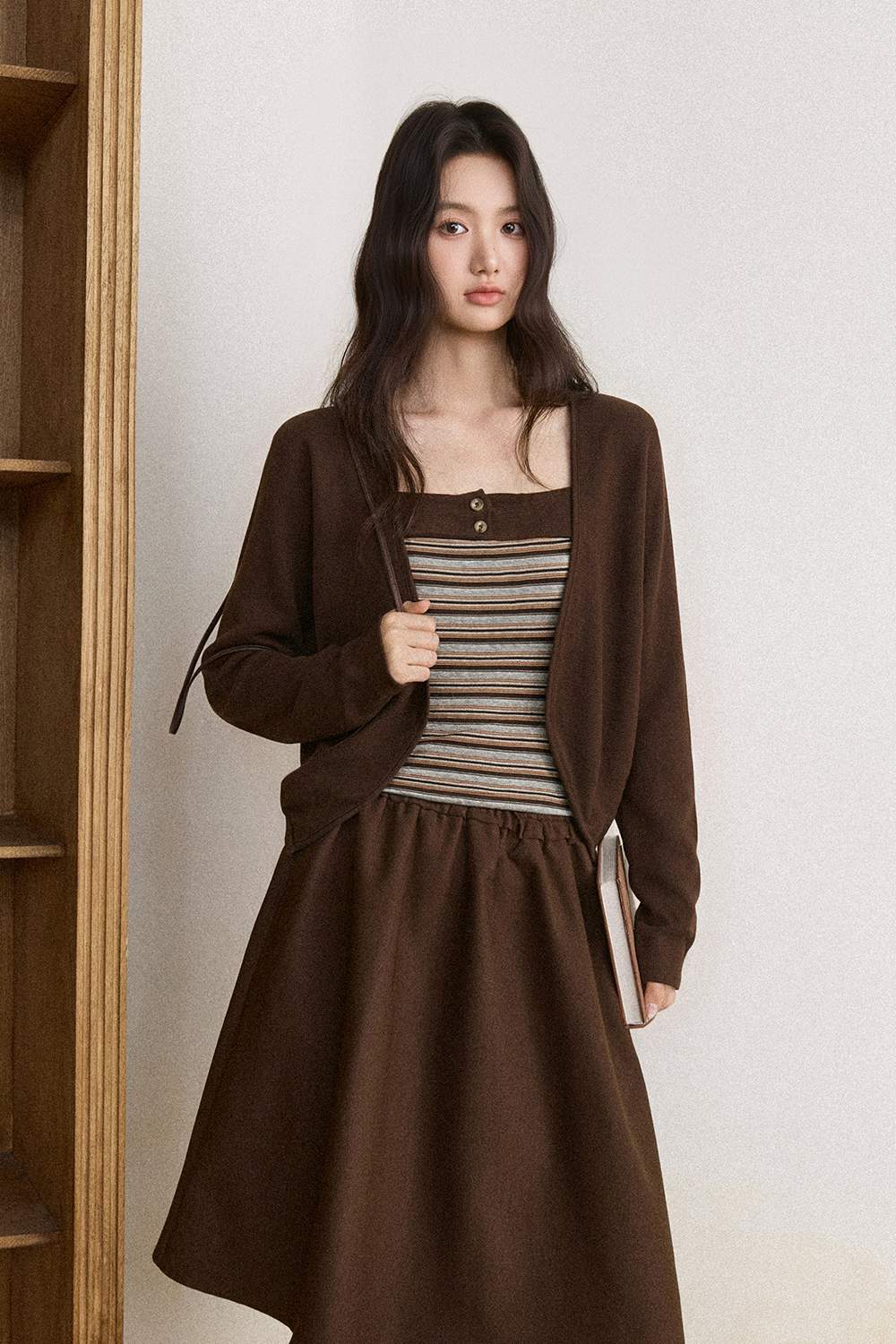 Knit Shirt+Camisole for Women