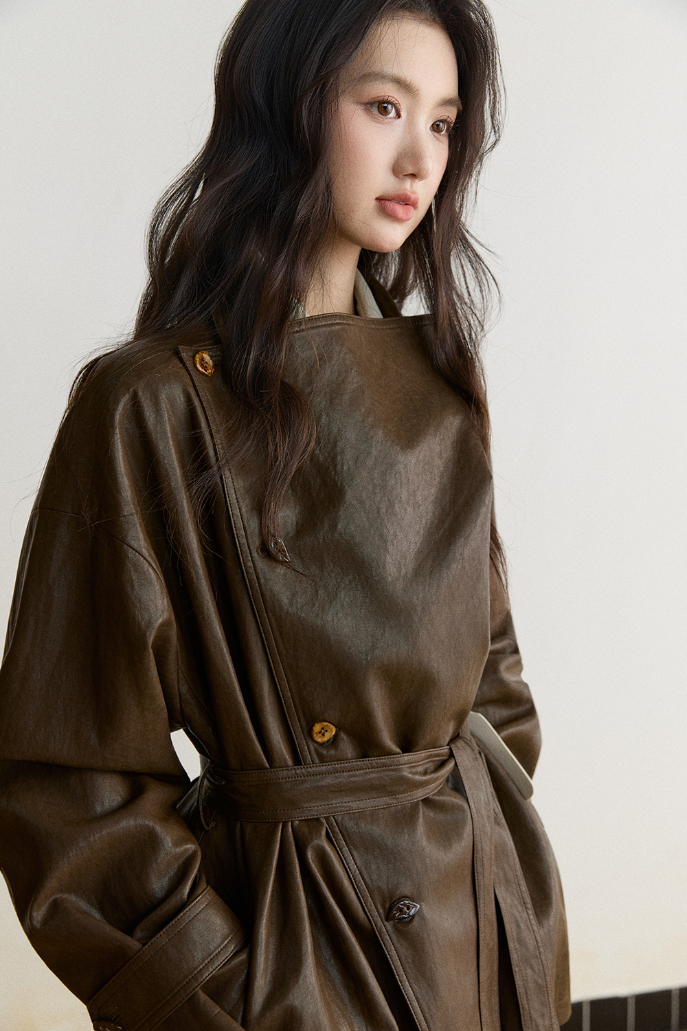 Trench Coat+Belt for Women