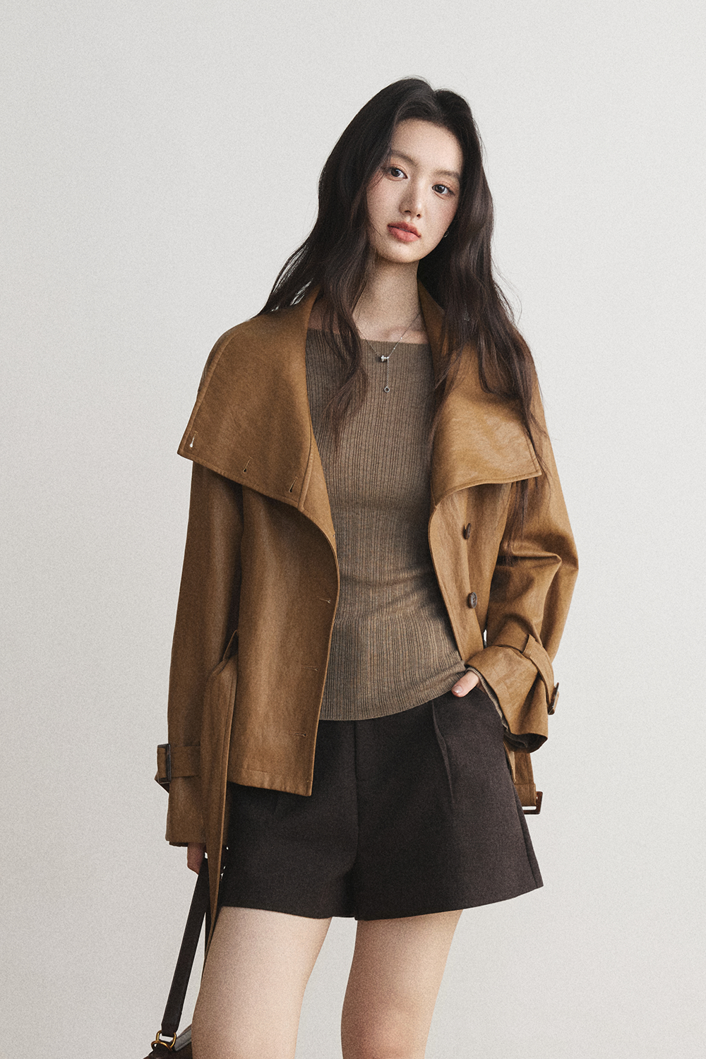 Coat+Belt for Women