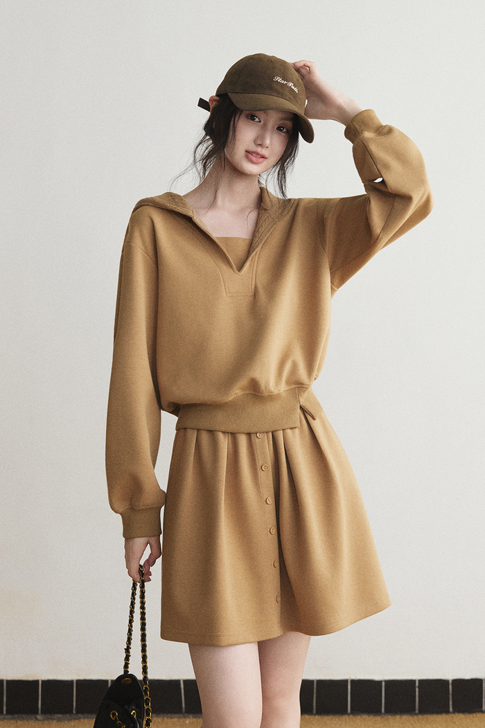 Hoodie and Skirt Set Sold Separately