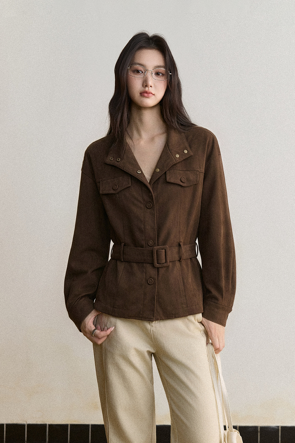 Coat+Belt for Women