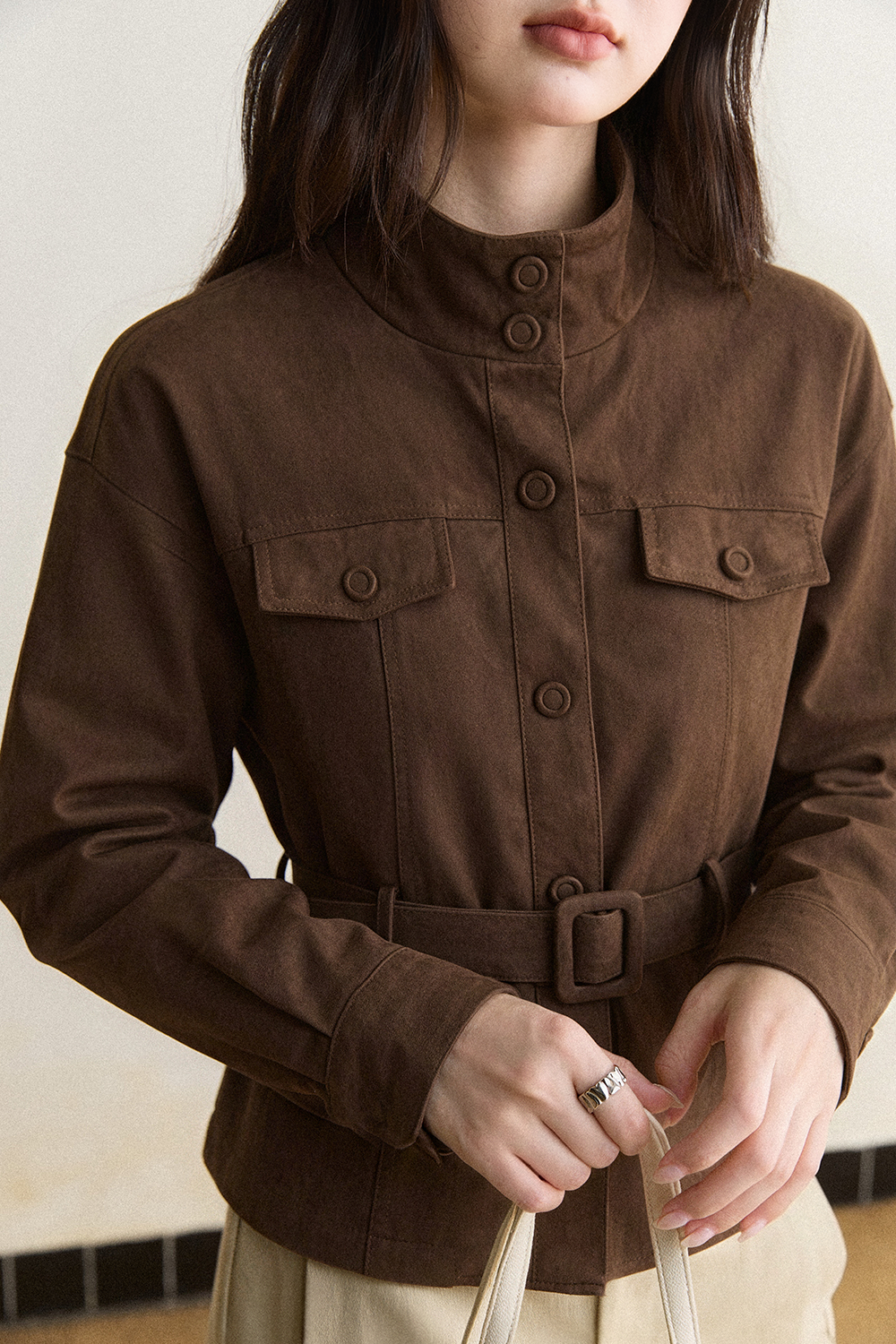 Coat+Belt for Women