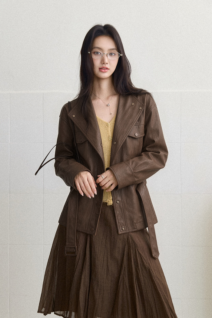 Coat+Belt for Women