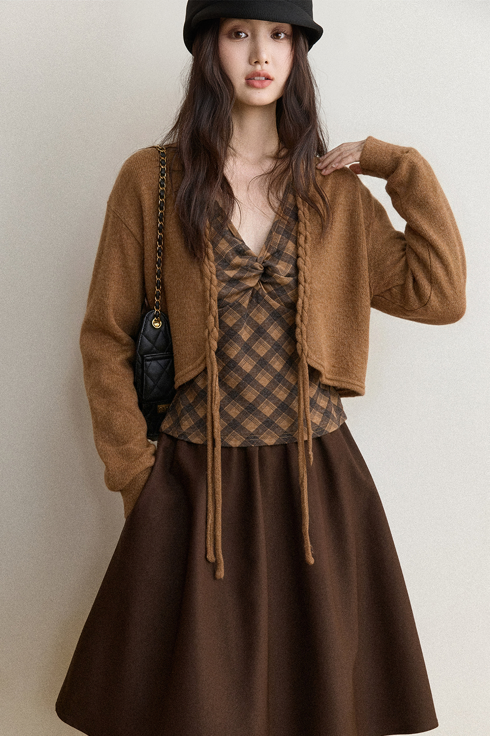 Knit Shirt Set for Women