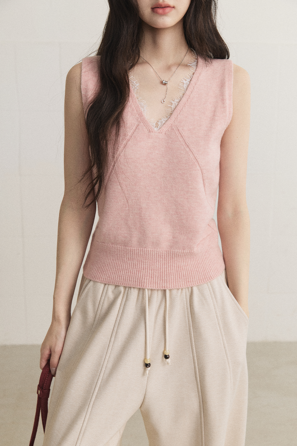 Knit Shirt Set for Women