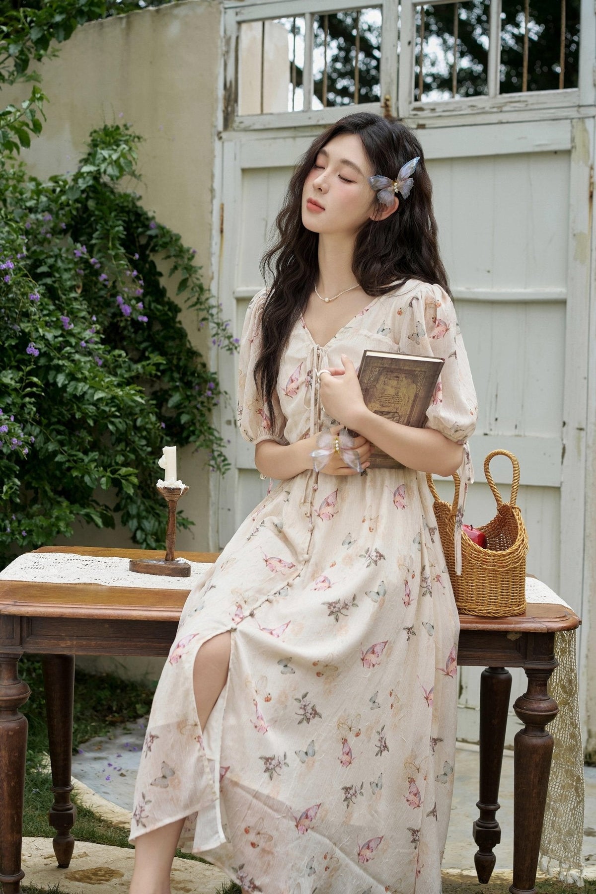 Women Elegant Floral Maxi Dress