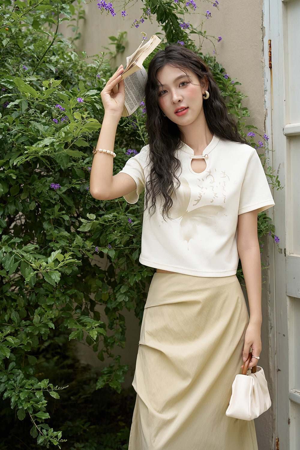 Women's Print T-shirt and Skirt Set Separately Sold