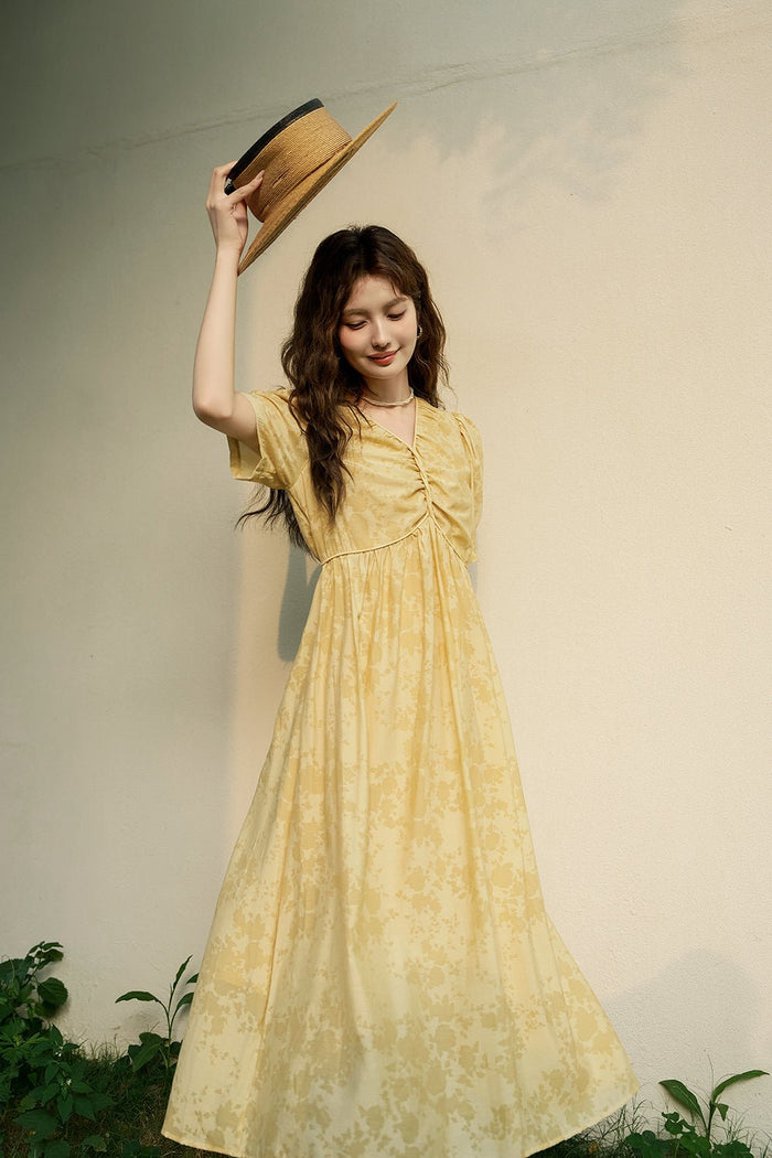Yellow Maxi Dress for Women
