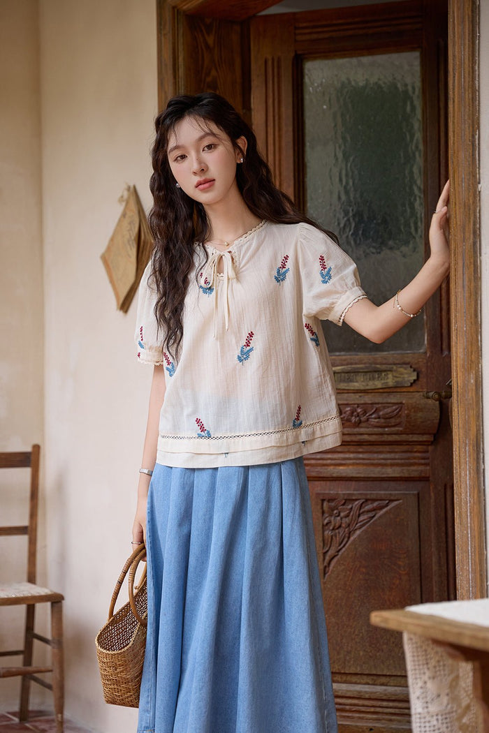 100% Cotton Blouse for Women