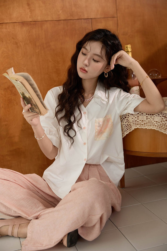 Puff Sleeve Blouse for Women