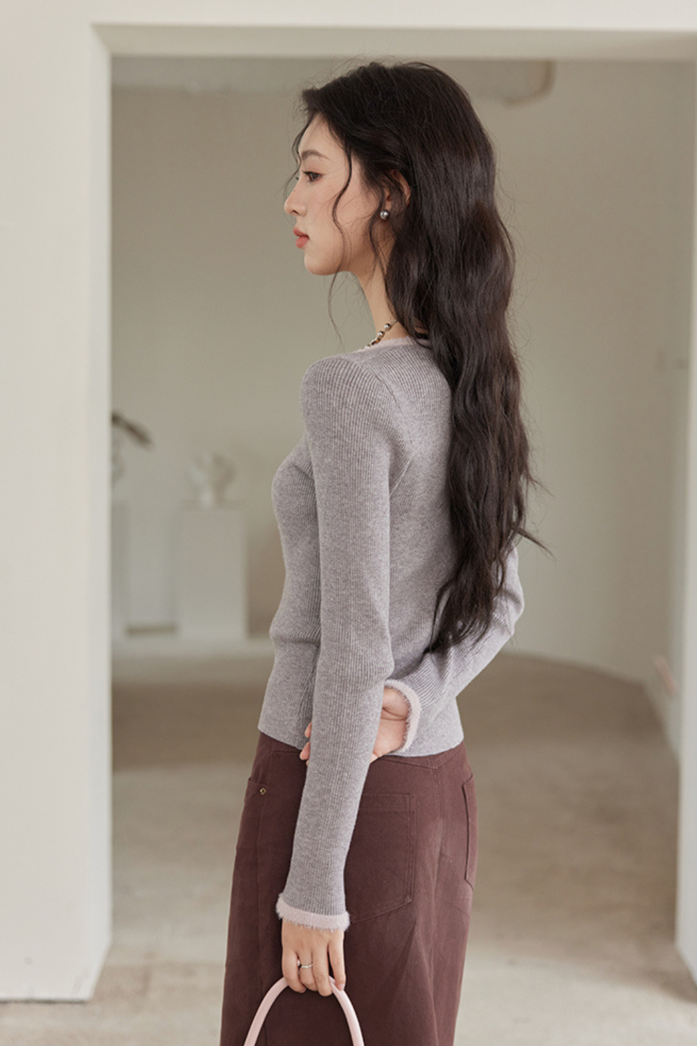 Knitted Bottoming Shirt for Women