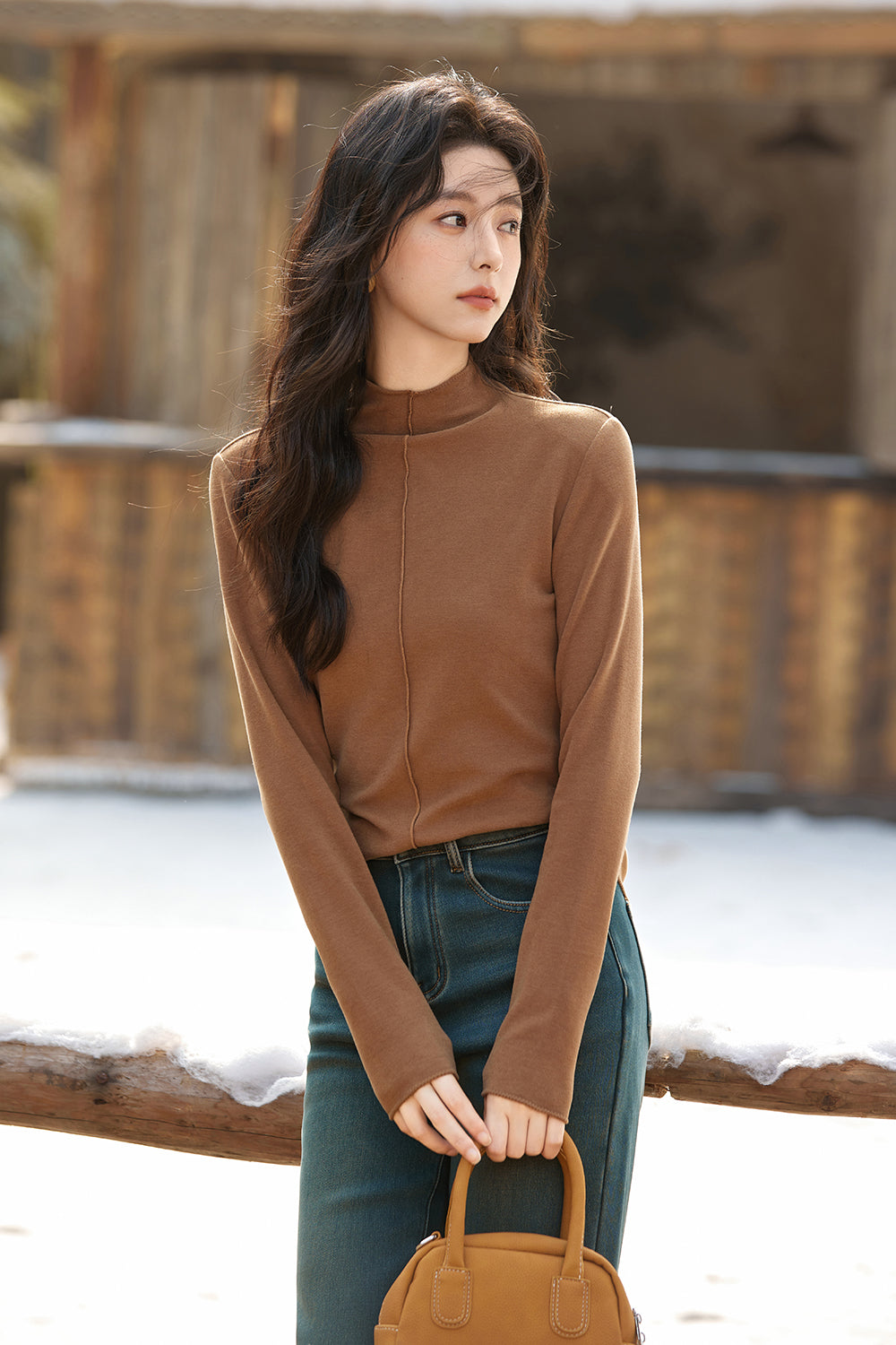 Knitted Bottoming Shirt for Women