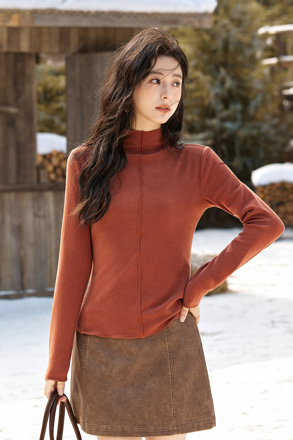 Knitted Bottoming Shirt for Women