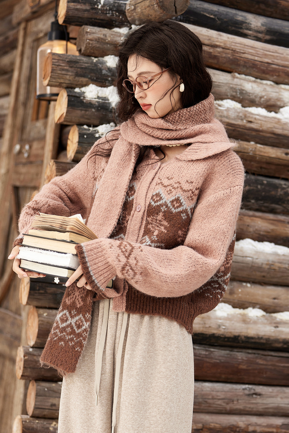 Knit Shirt+Scarf Sold separately