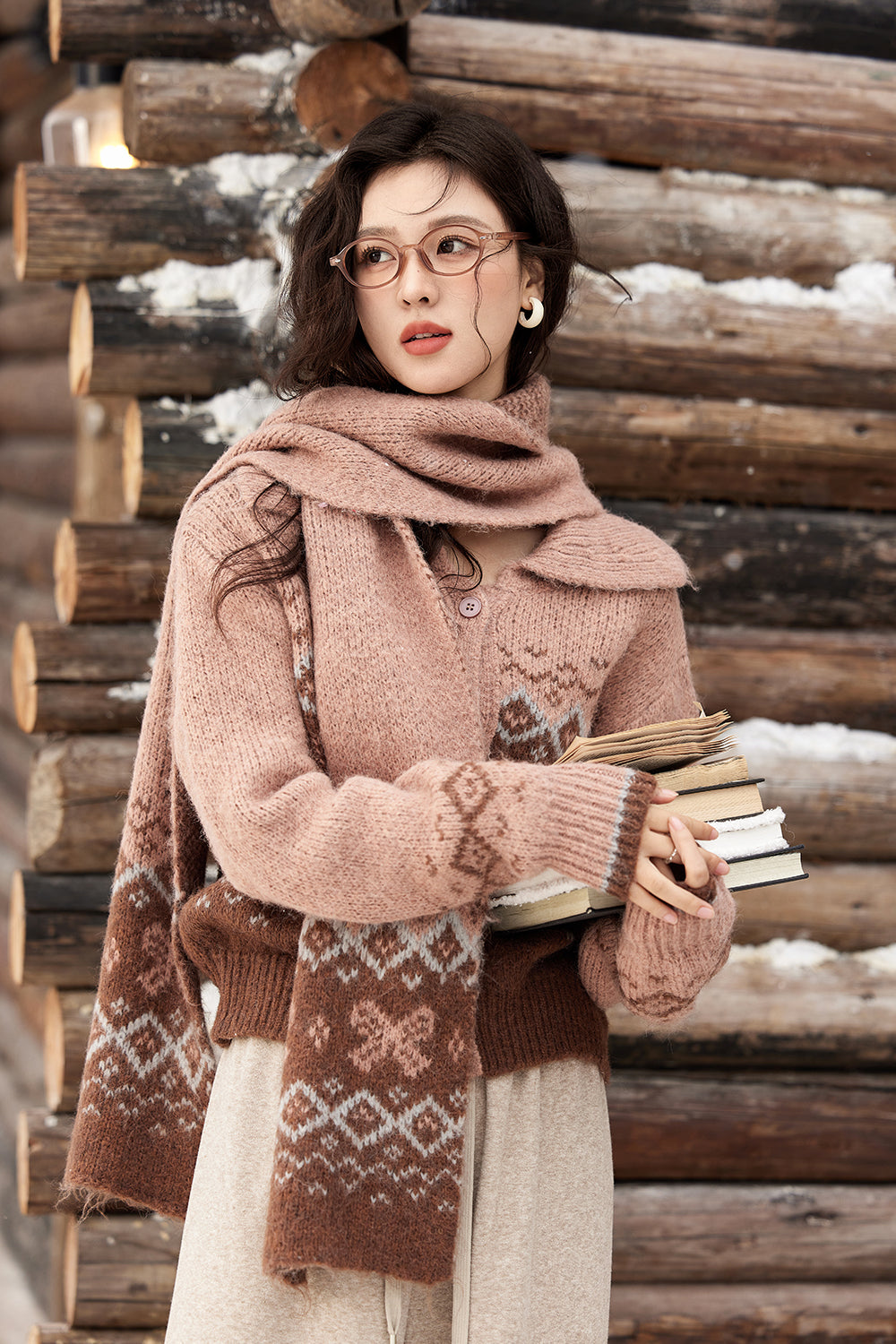 Knit Shirt+Scarf Sold separately