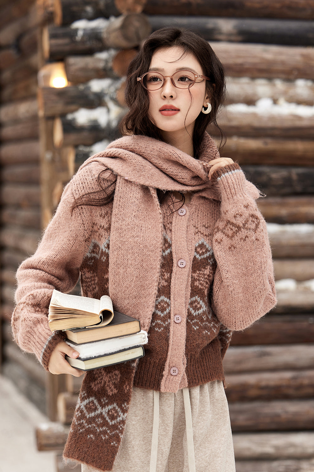 Knit Shirt+Scarf Sold separately