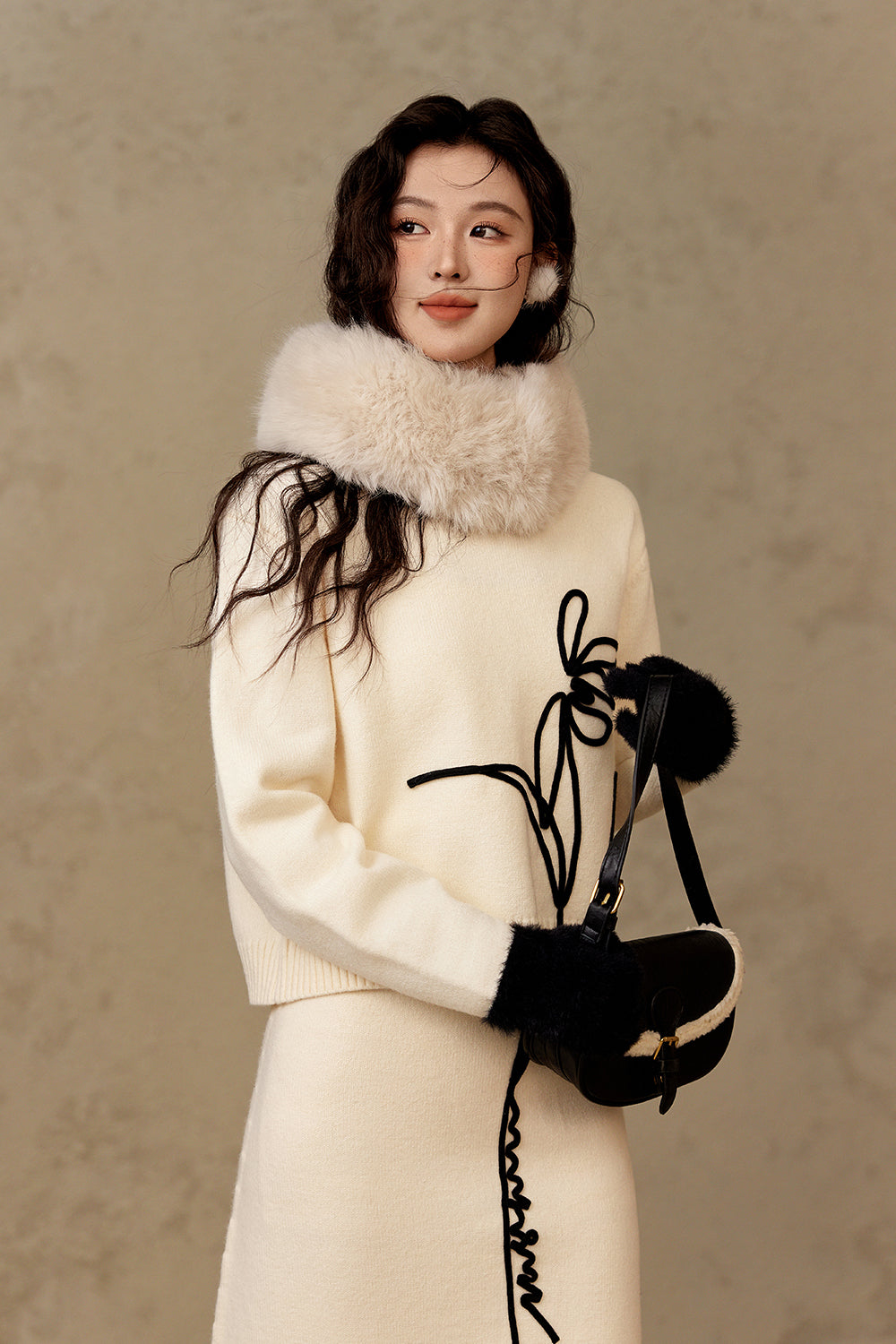 Coat and Skirt Suit Set