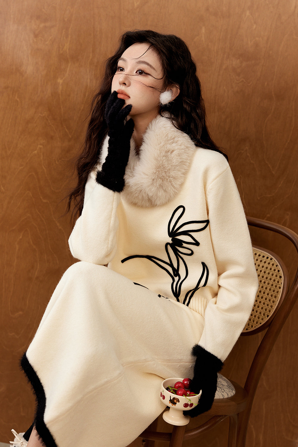 Coat and Skirt Suit Set