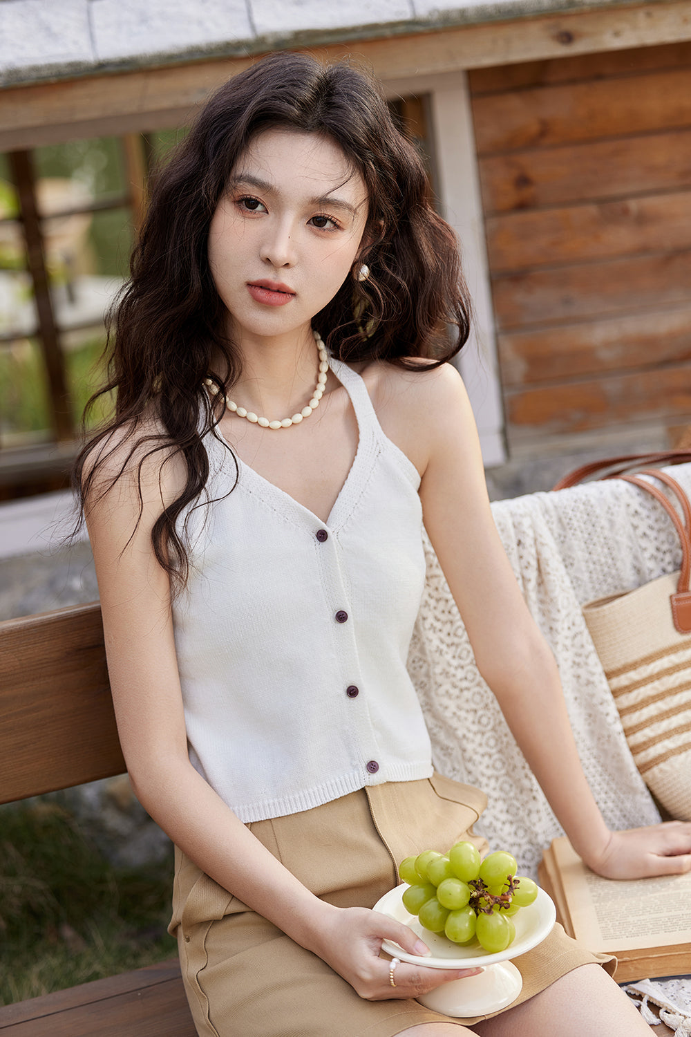 Spaghetti Strap Top and Cardigan Set Separately Sold