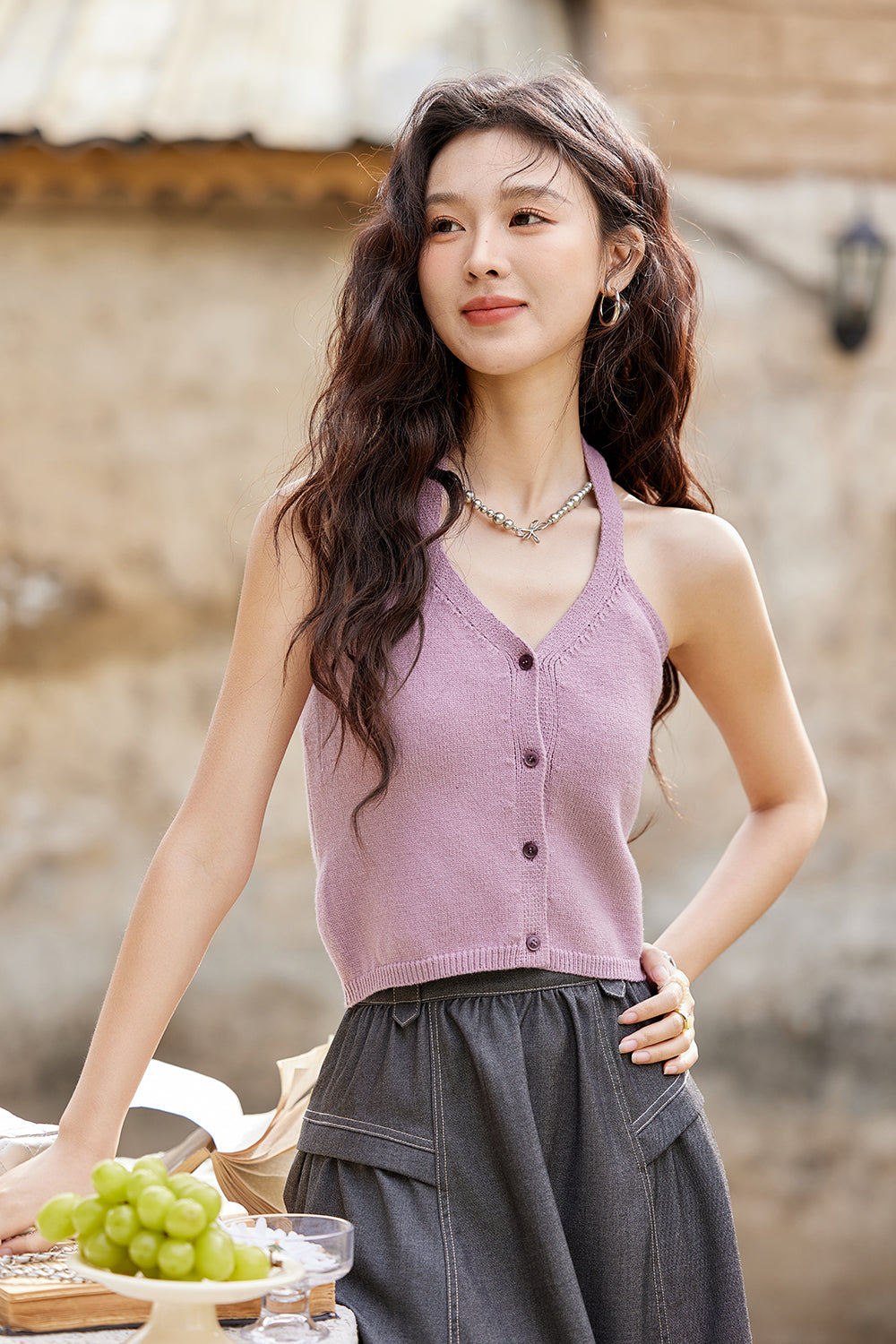 Spaghetti Strap Top and Cardigan Set Separately Sold