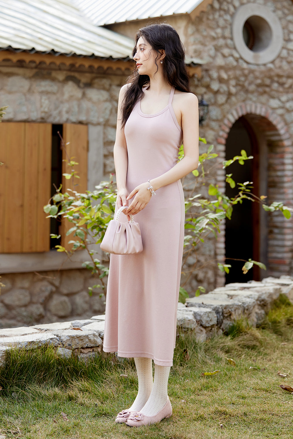 Spaghetti Strap Dress and Coat Set Separately Sold
