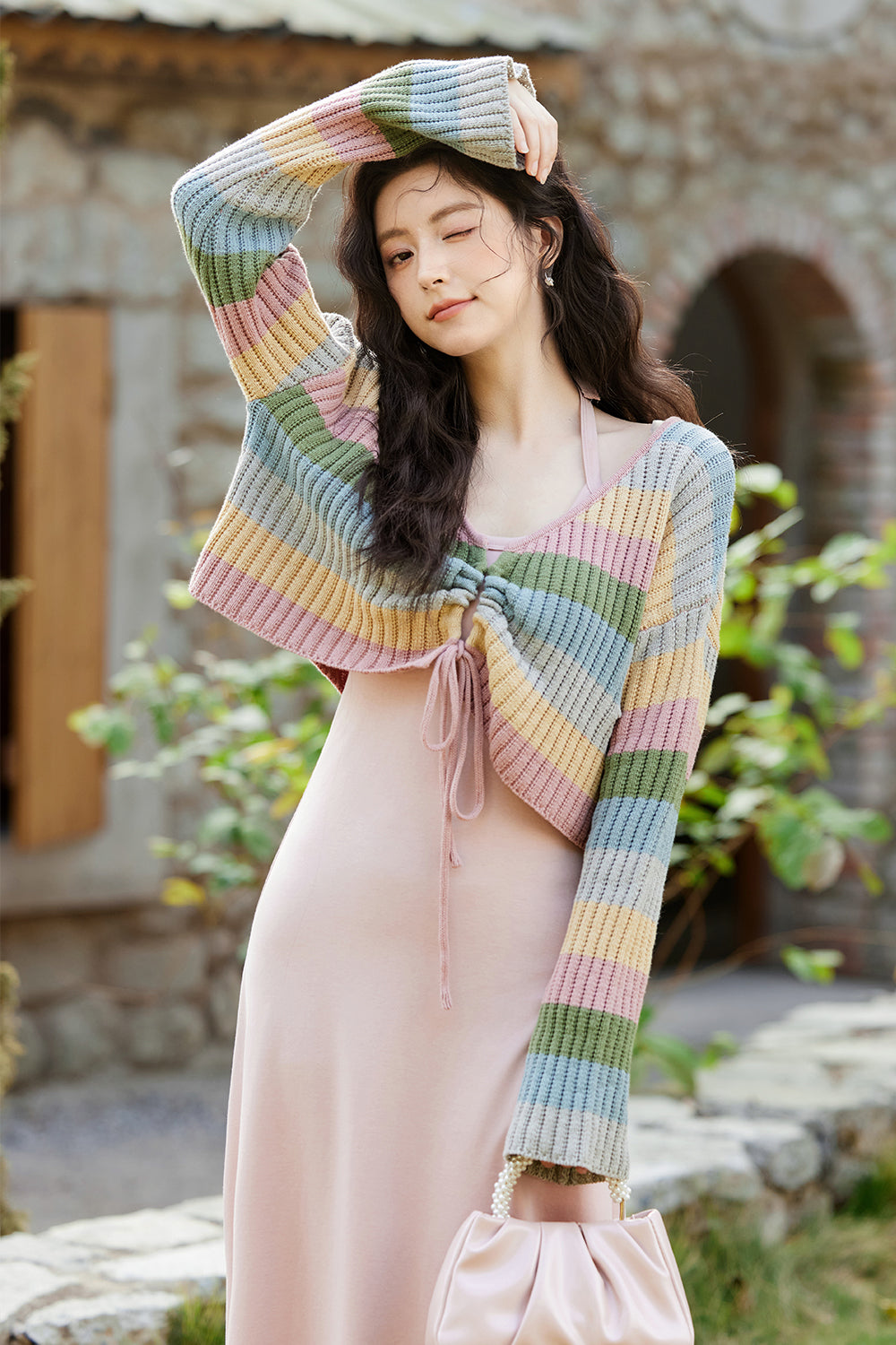 Spaghetti Strap Dress and Coat Set Separately Sold