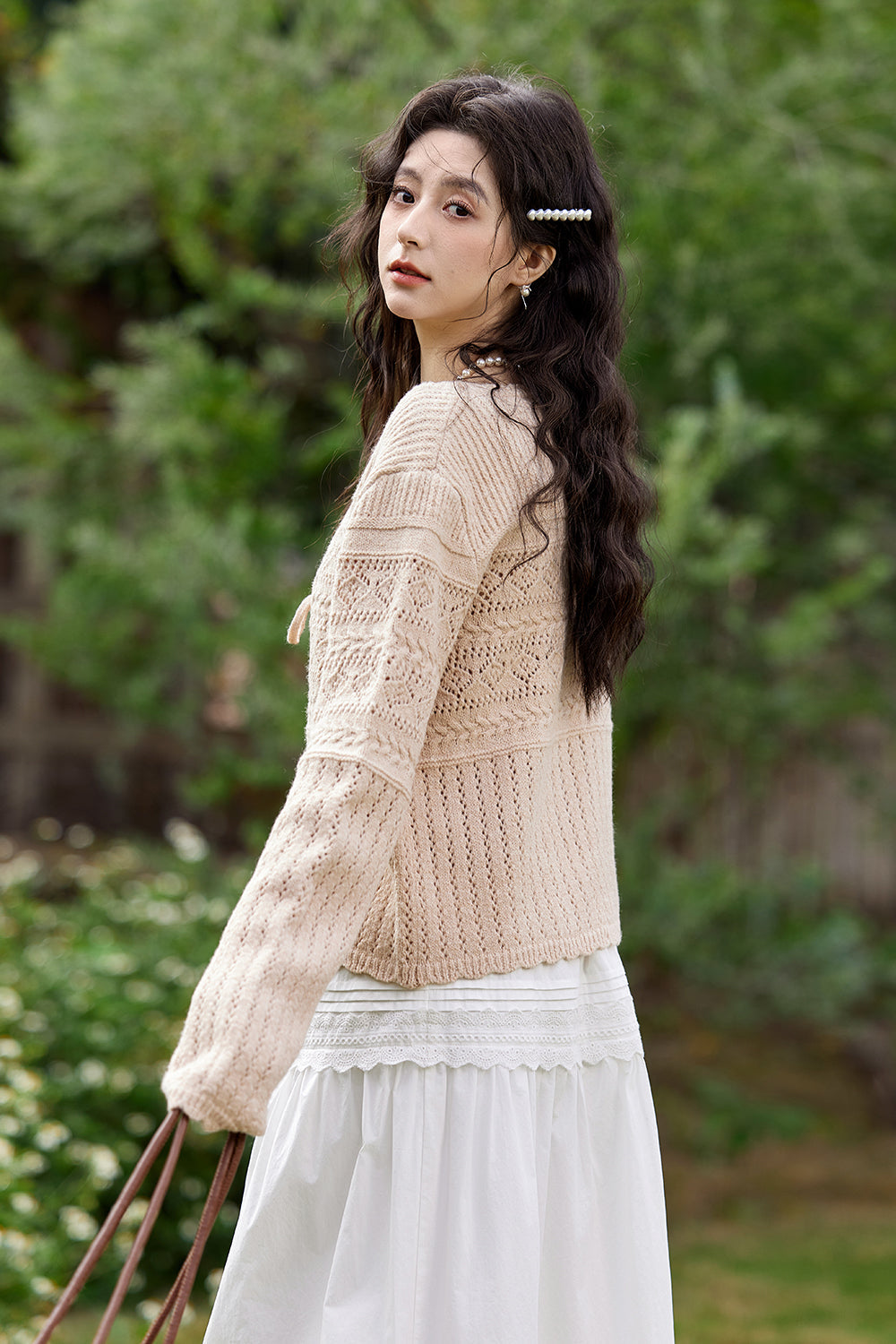 Spaghetti Strap Top and Cardigan Set