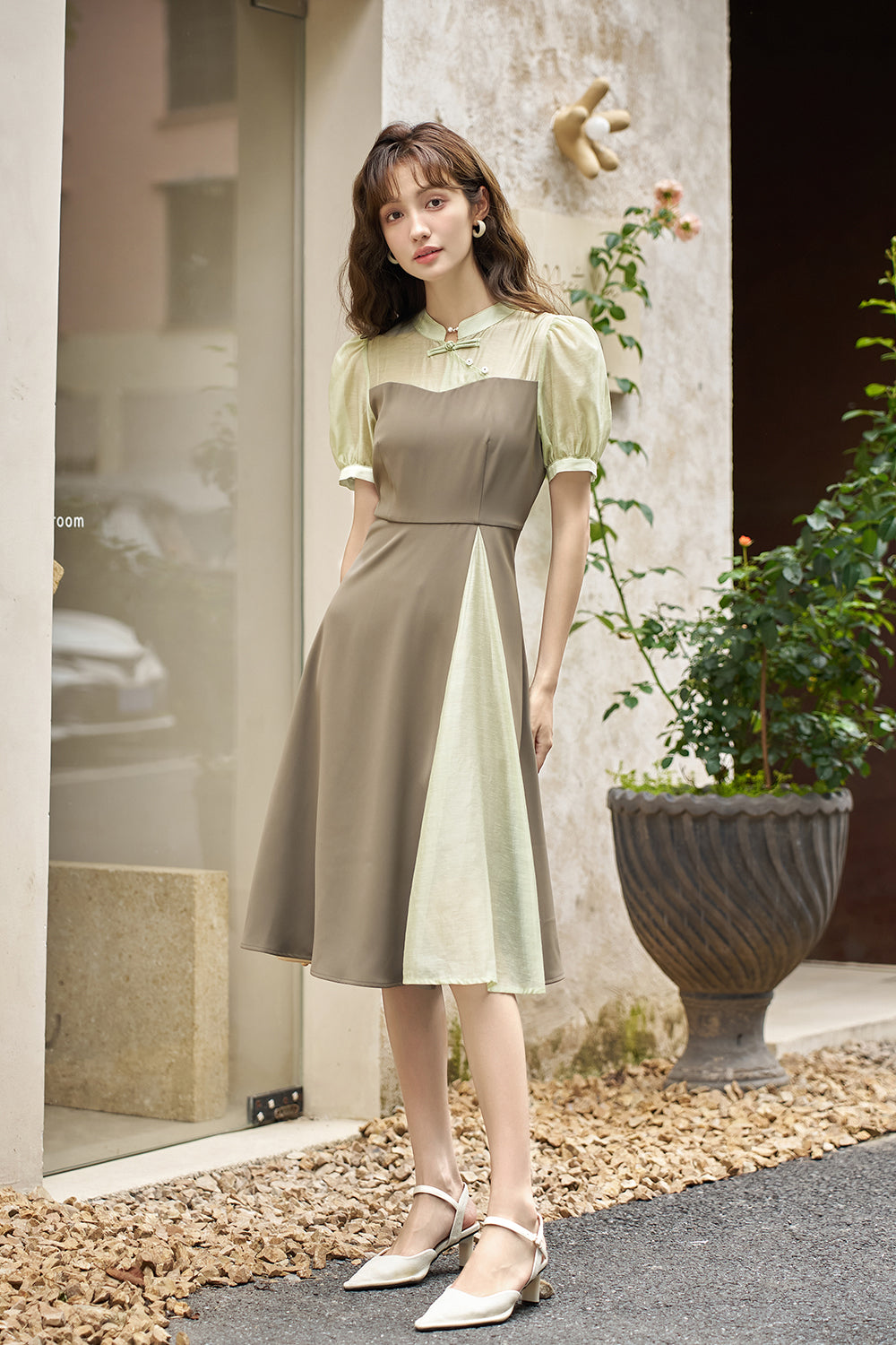 A-line Midi Dress for Women