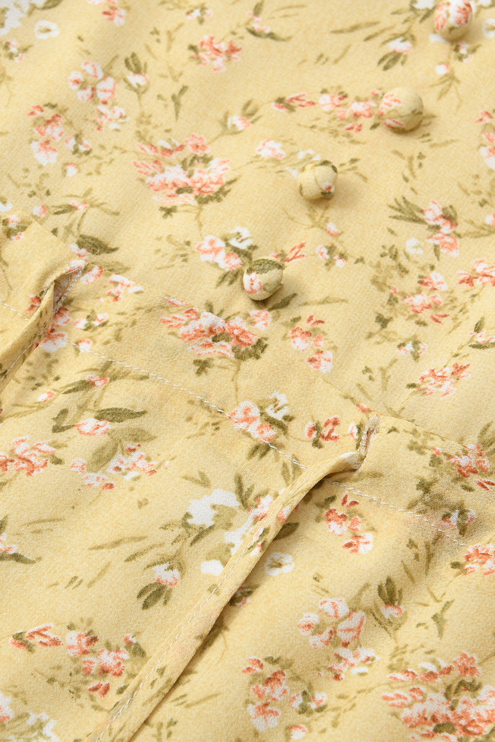 A-line Floral Midi Dress for Women