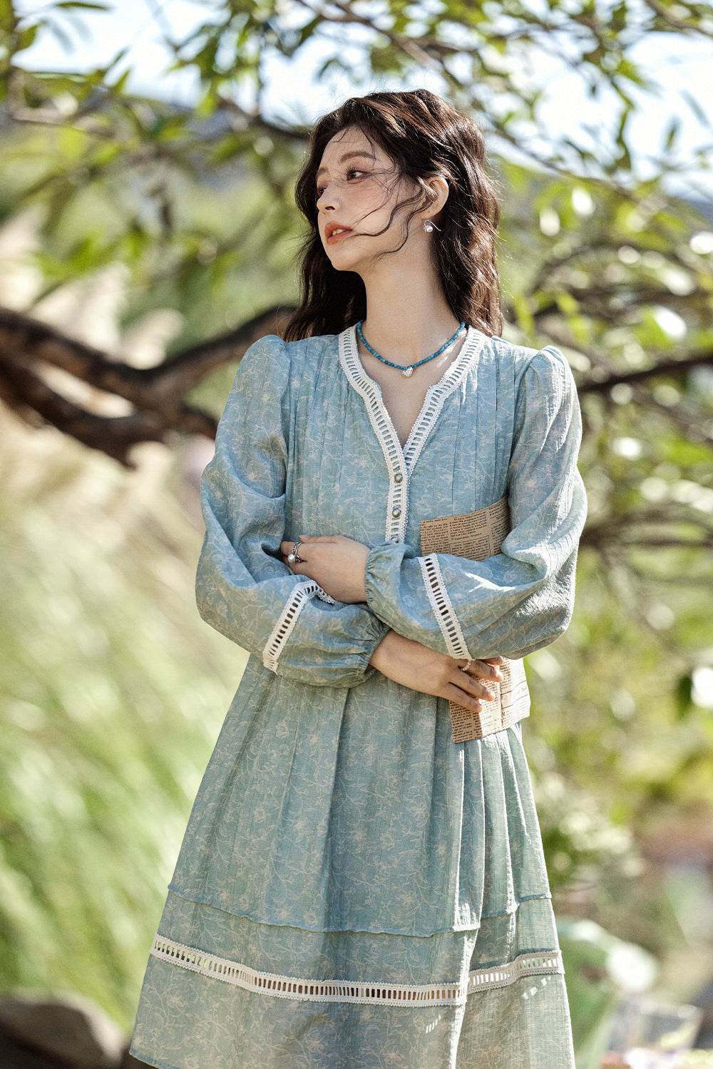 A-line Midi Dress for Women