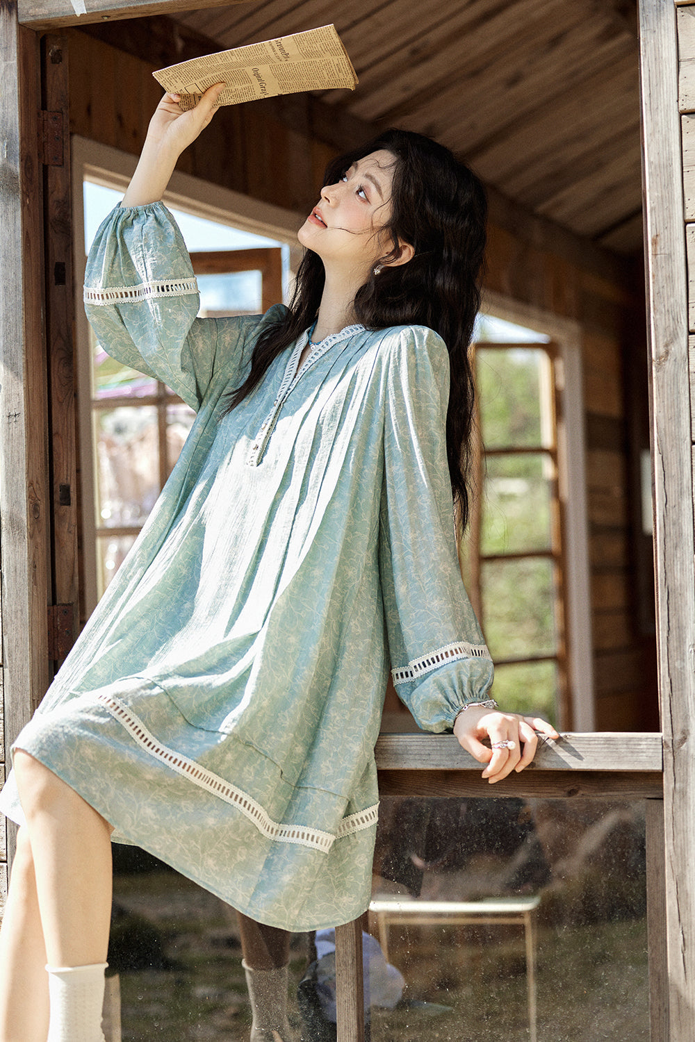 A-line Midi Dress for Women