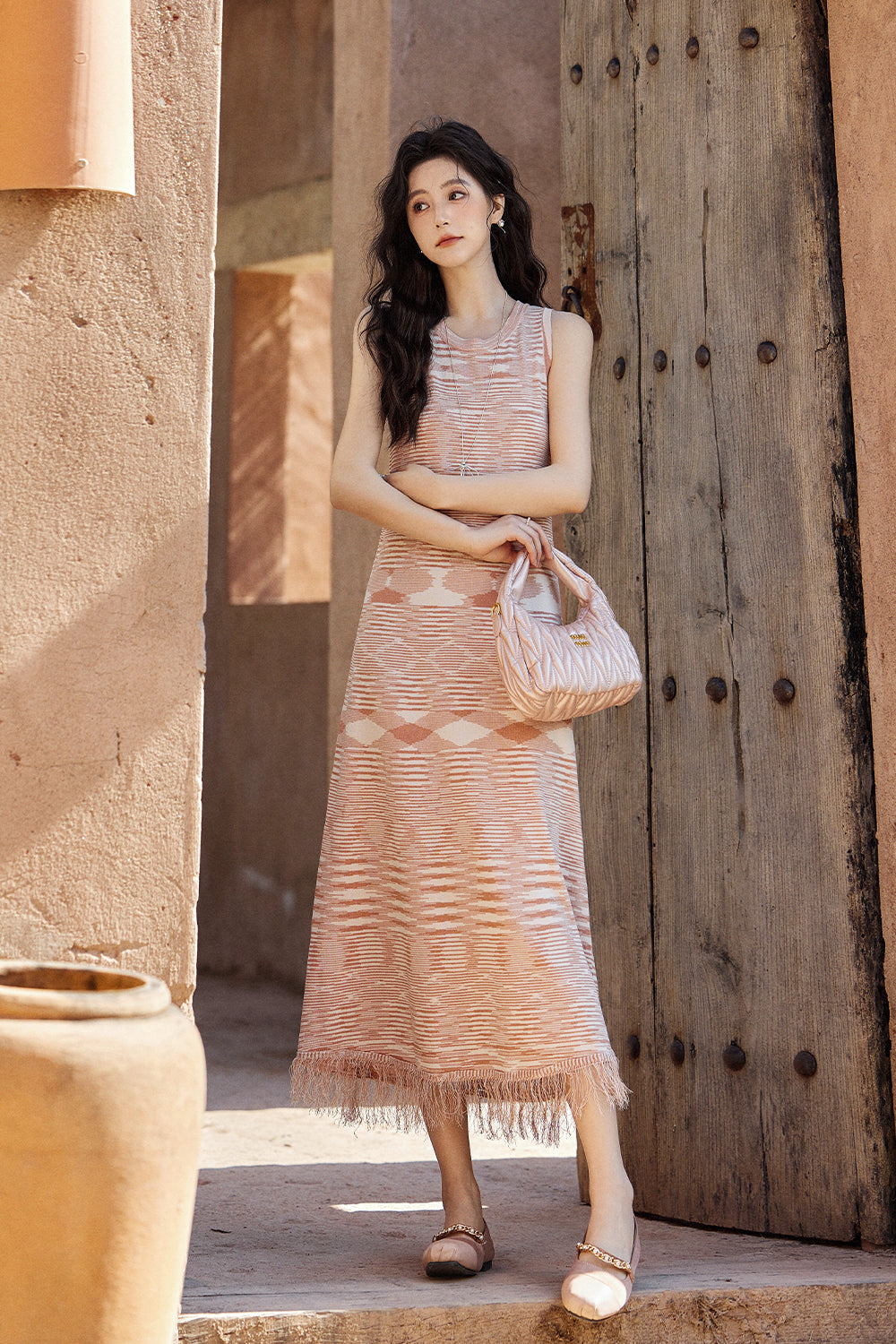 Spaghetti Strap Dress and Coat Set Separately Sold