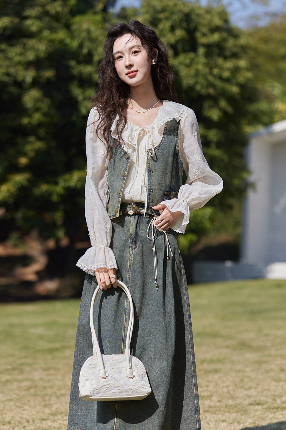 Vest and Skirt Set Separately Sold