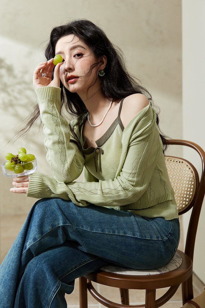 Knit Shirt Suit for Women