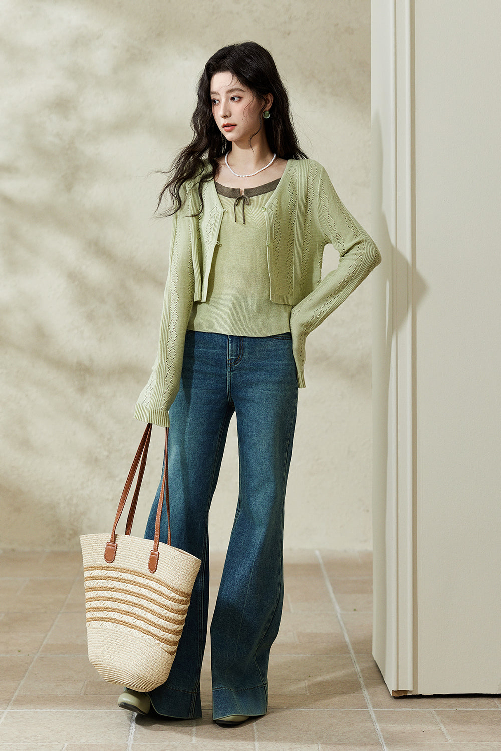Knit Shirt Suit for Women