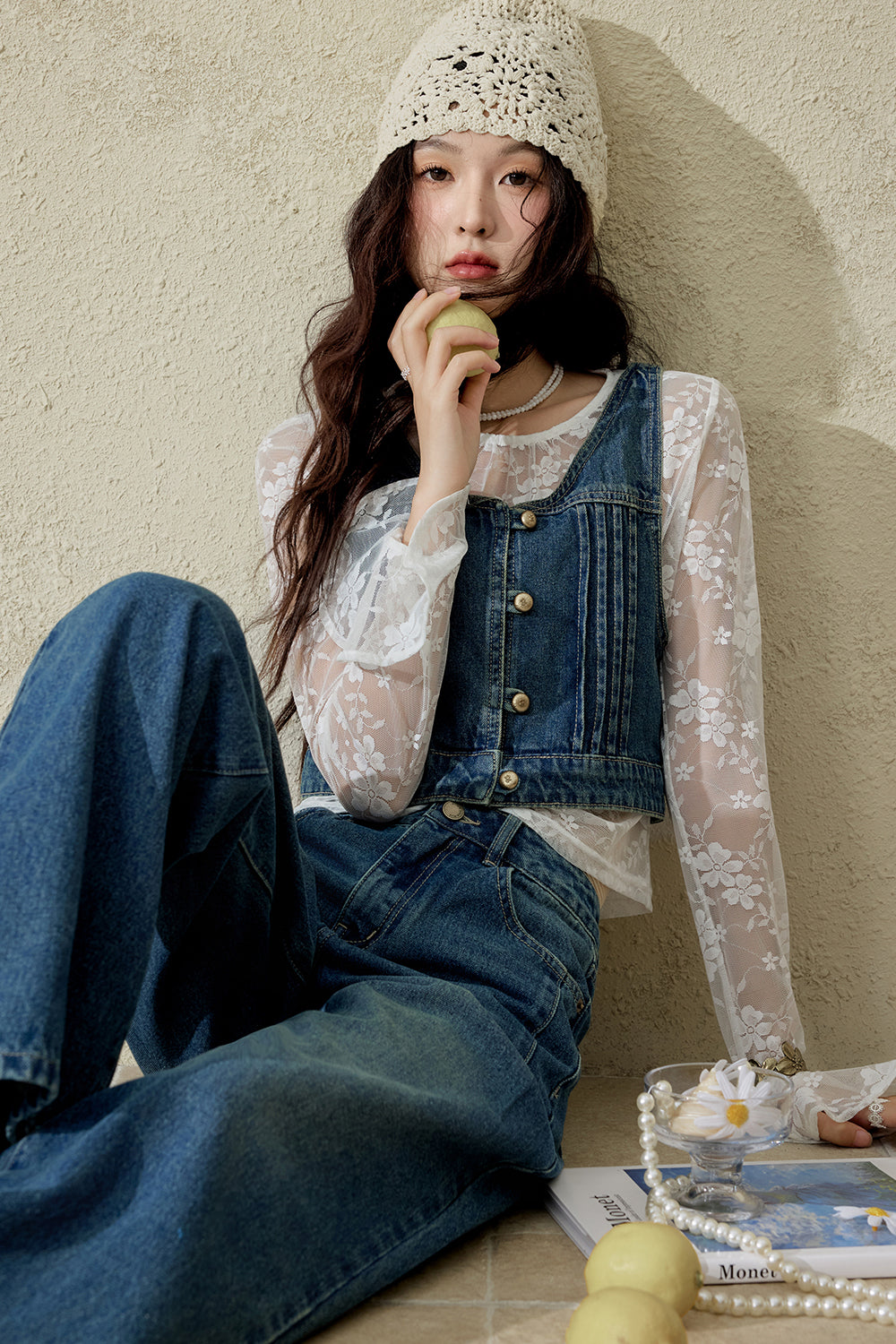 Vest and Jeans for Women Sold separately