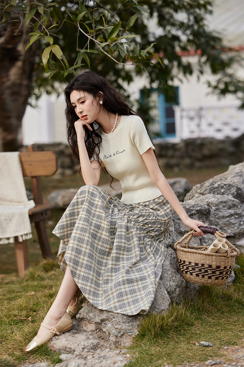 Knit T-shirt for Women